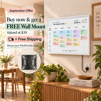 September offer - buy now and get a free wall mount kit valued at $39, plus free shipping